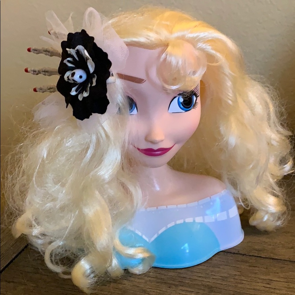 Skeleton hand hair clip skull Halloween accessory Day of Dead Dia de Muertos - Picture 3 of 16